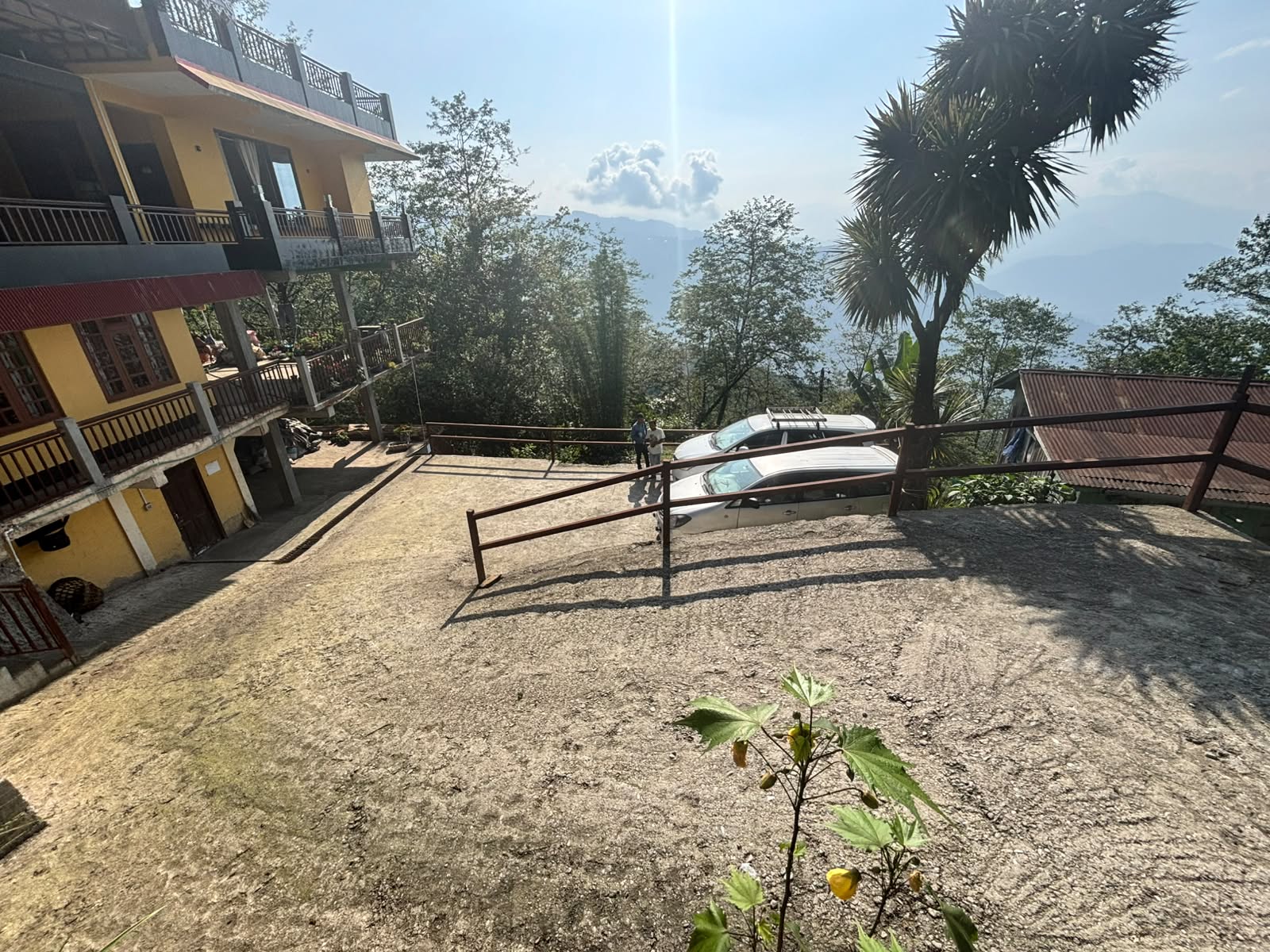 Parking space at the homestay